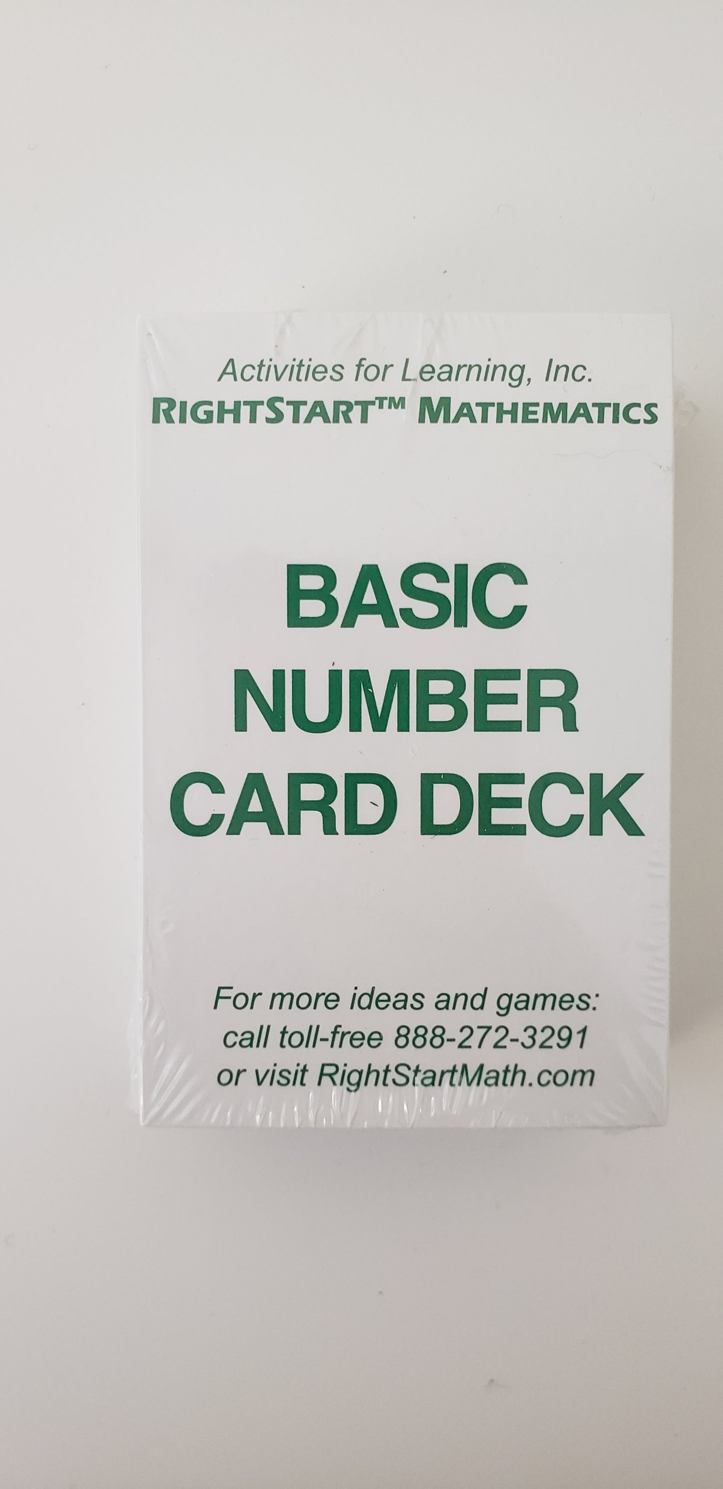Basic Number Card Deck