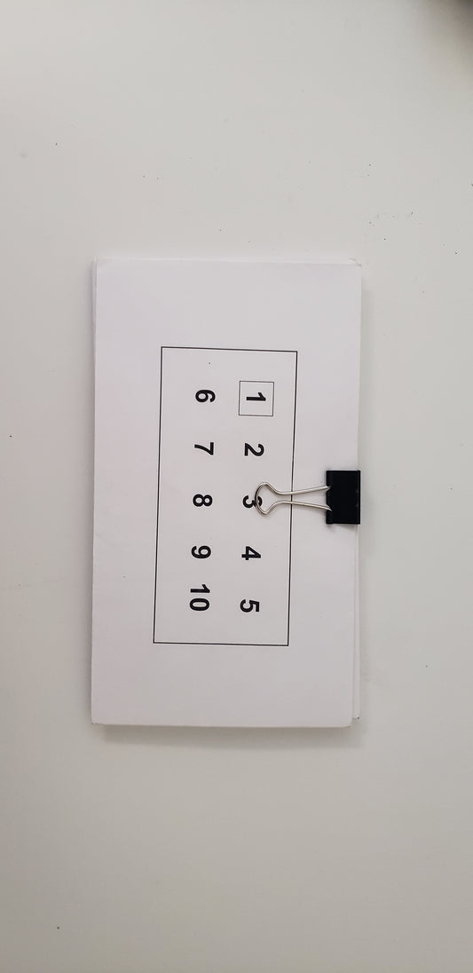 Multiplication Card Envelopes