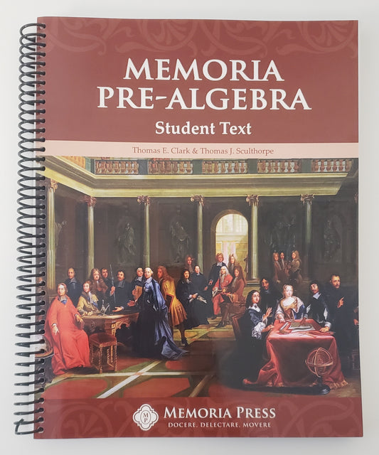 Memoria Pre-algebra: Student Text