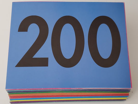 Numbers Flashcards 0-200