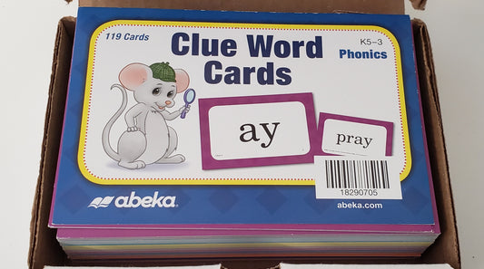 Clue Word Cards