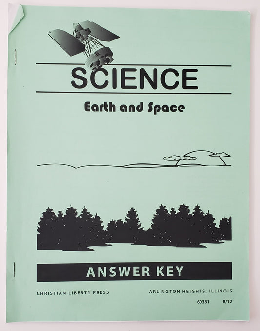 Science: Earth and Space Answer Key