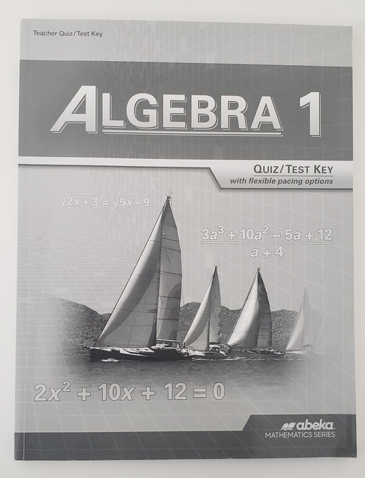 Algebra 1 Quizzes & Tests Key