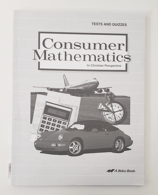 Consumer Mathematics - Test & Quizzes
