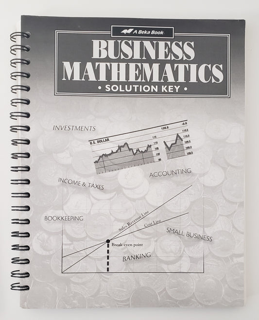 Business Mathematics Solution Key
