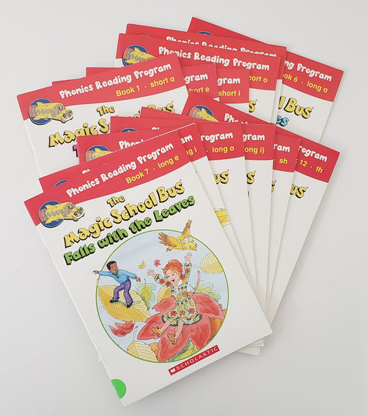 The Magic School Bus Phonics Reading Program 12 Book Set
