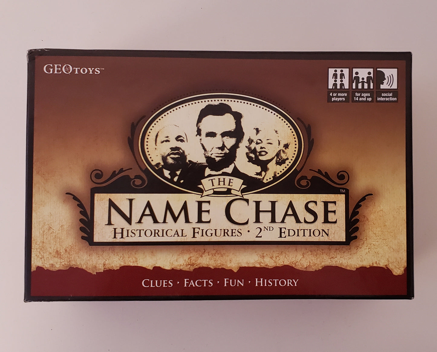 Name Chase Historical Figures 2nd Edition Game