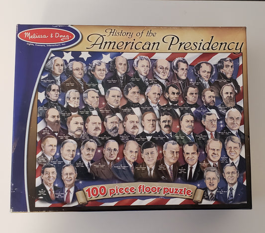 American Presidents 100 pieces floor puzzle