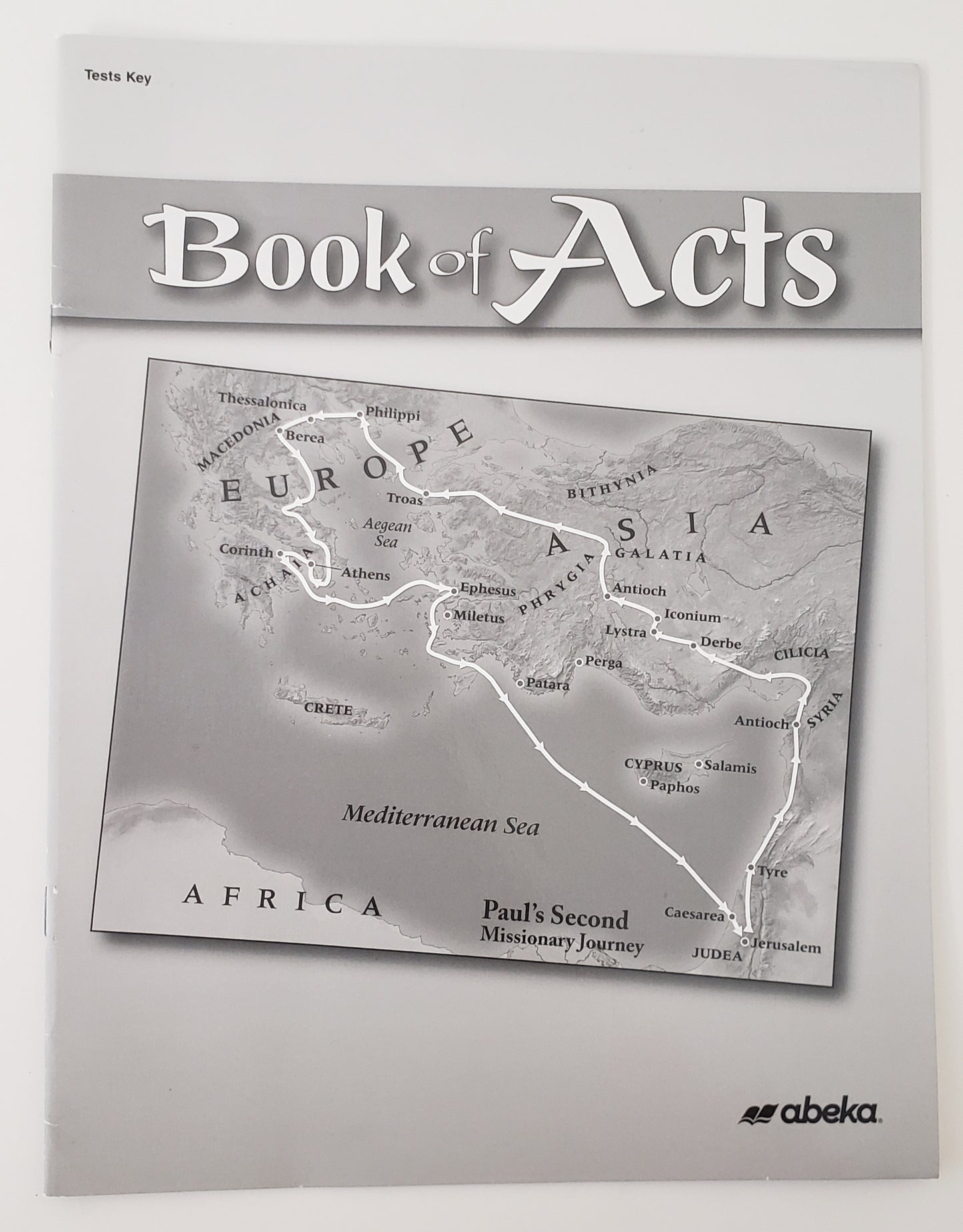 Book of Acts Test Key