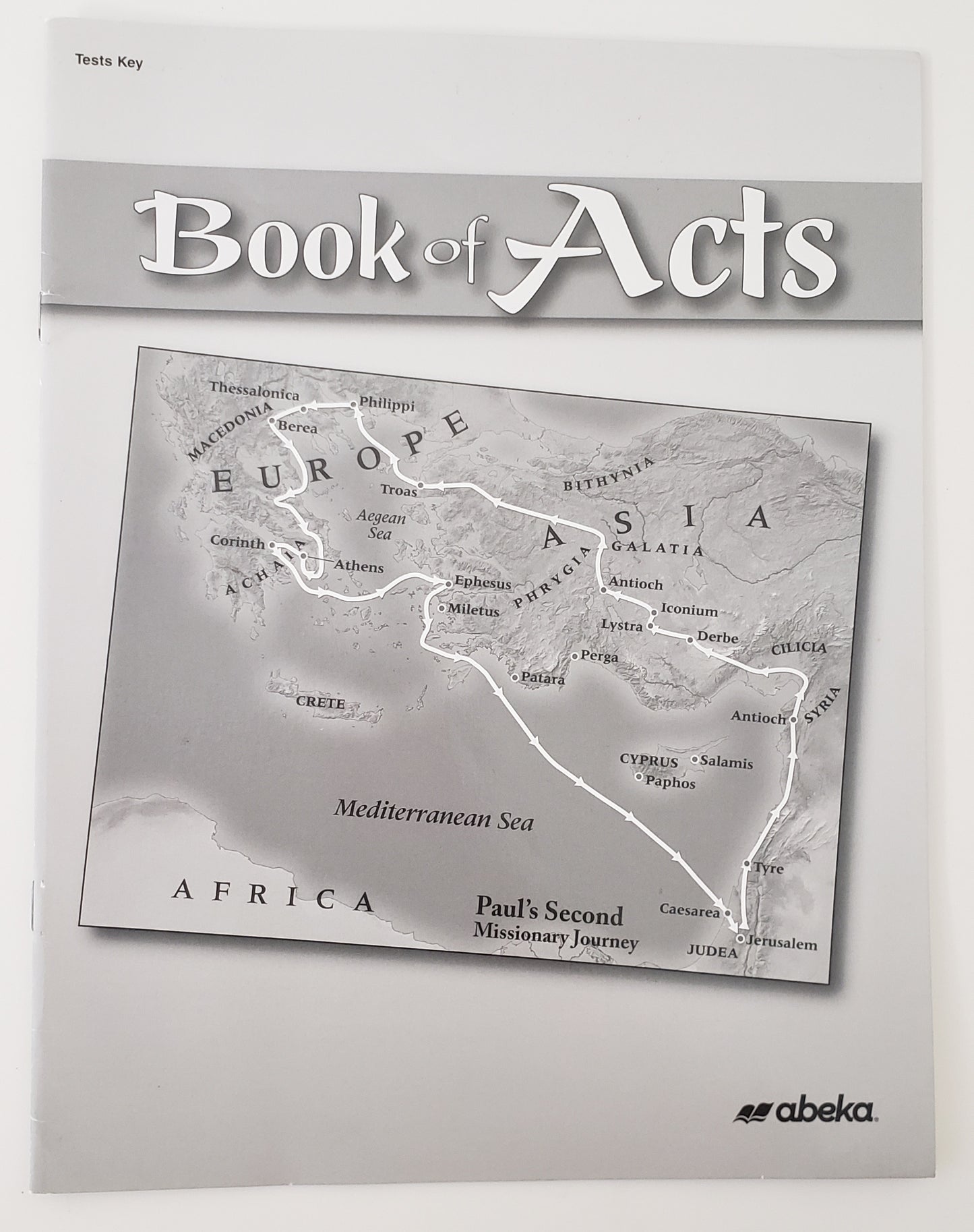 Book of Acts Test Key