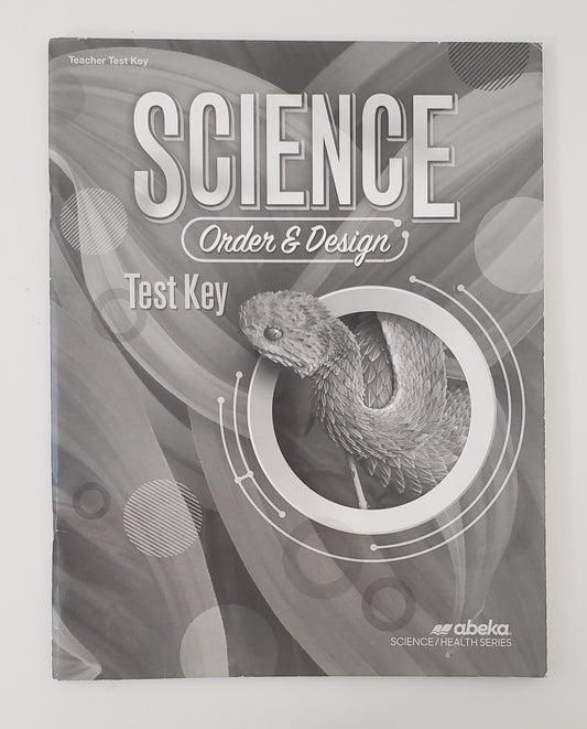 Science Order & Design Test Key