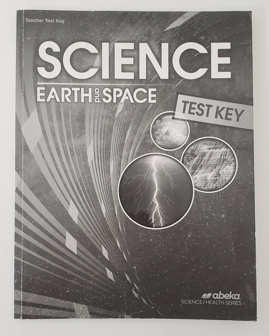 Science Earth & Space Test Key