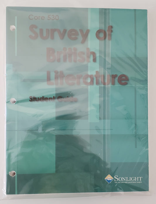Survey of British Literature 530 Student Guide