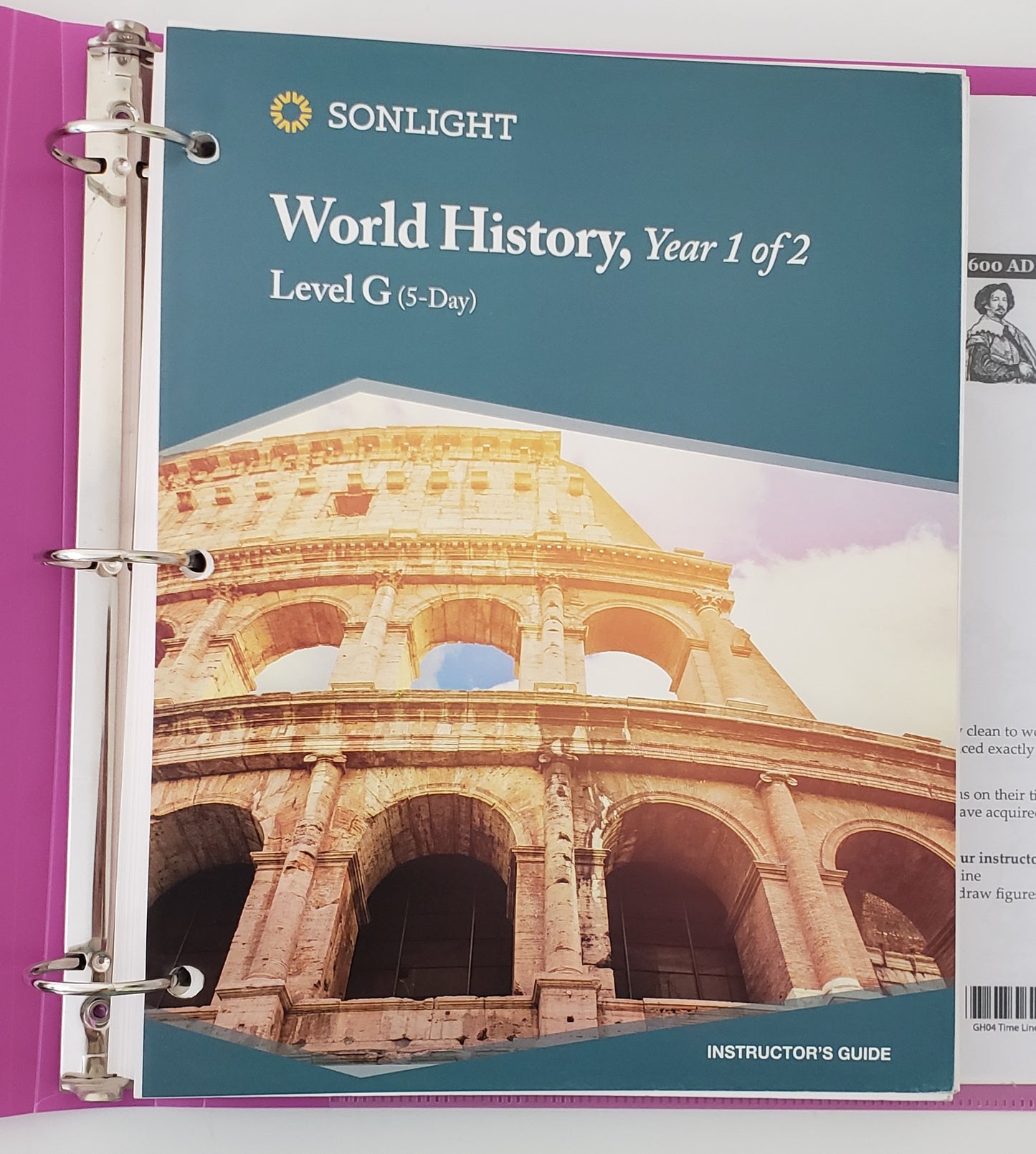 World History G Instructor's Guide Year 1 of 2