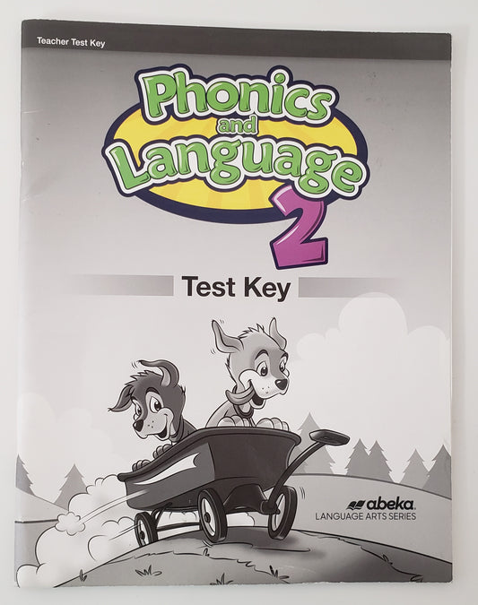 Phonics & Language 2 Test Key