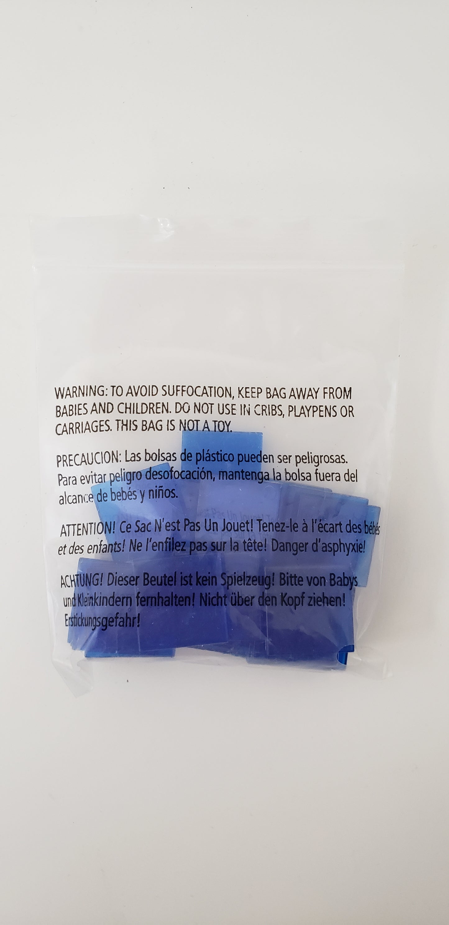 Blue Plastic Square Tiles