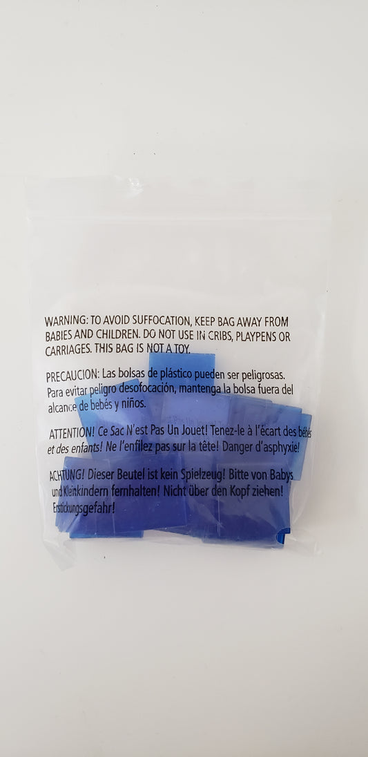 Blue Plastic Square Tiles