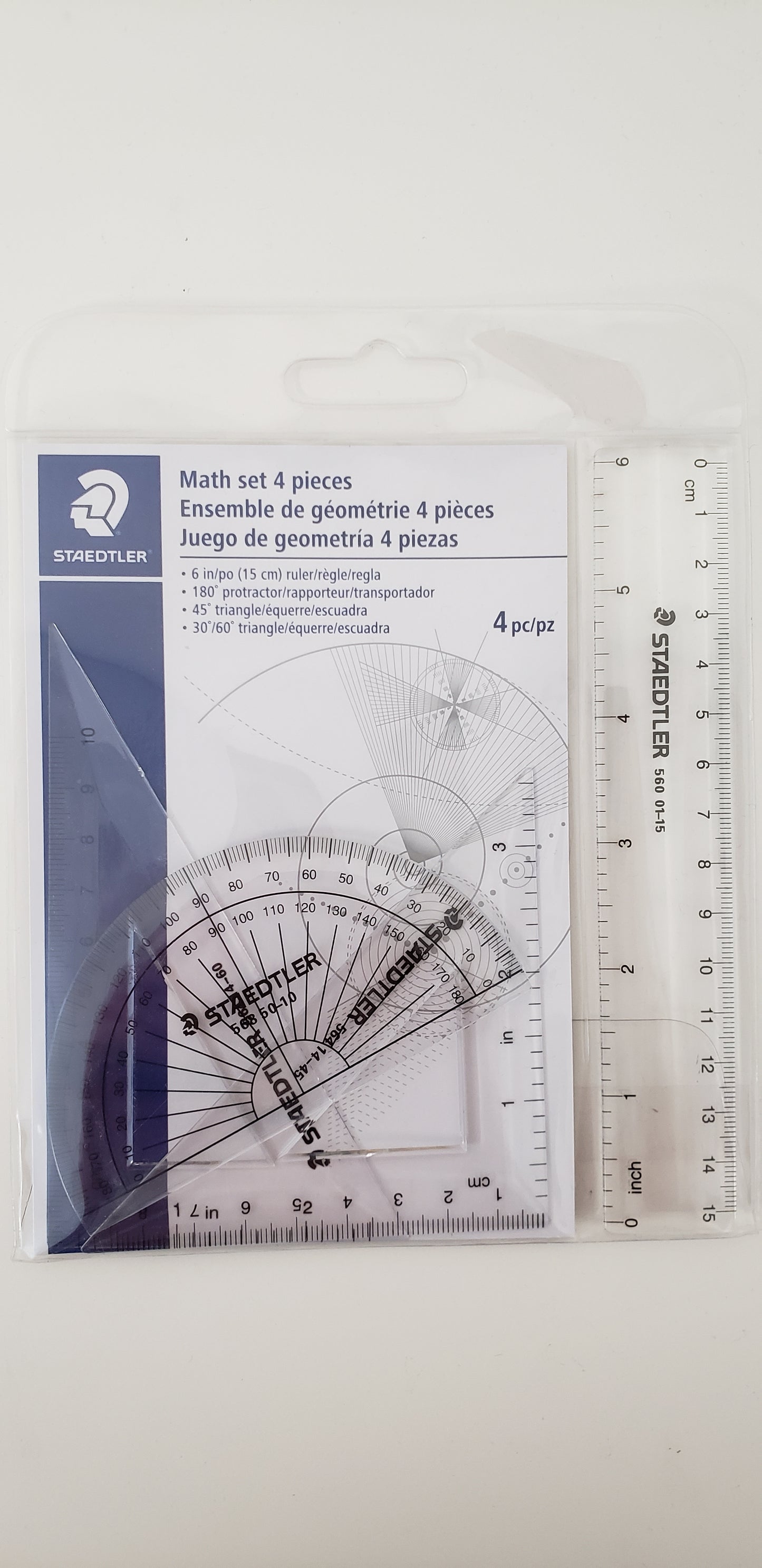 Staedtler 4 piece math set