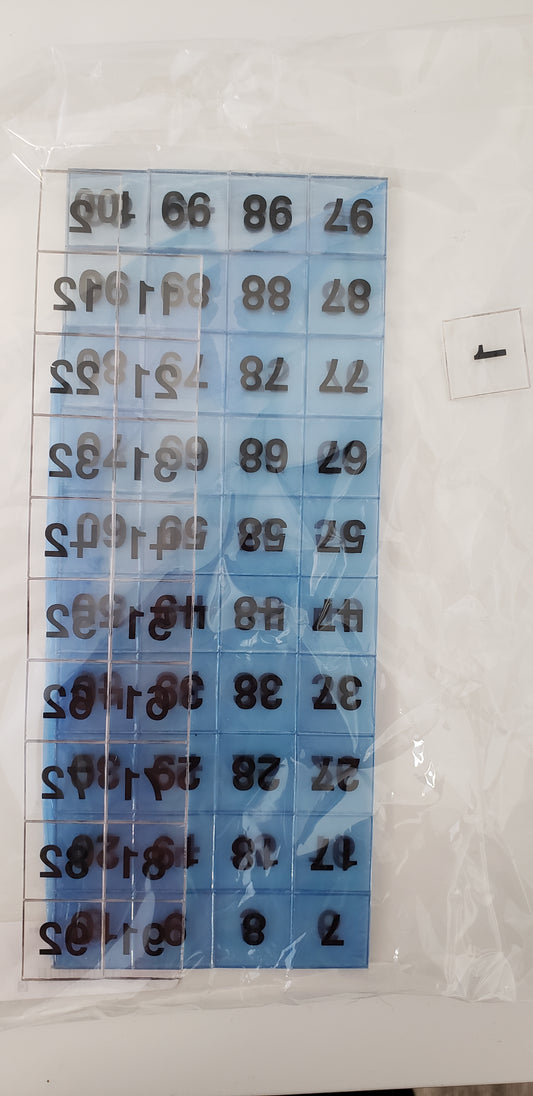 100 Number Tiles