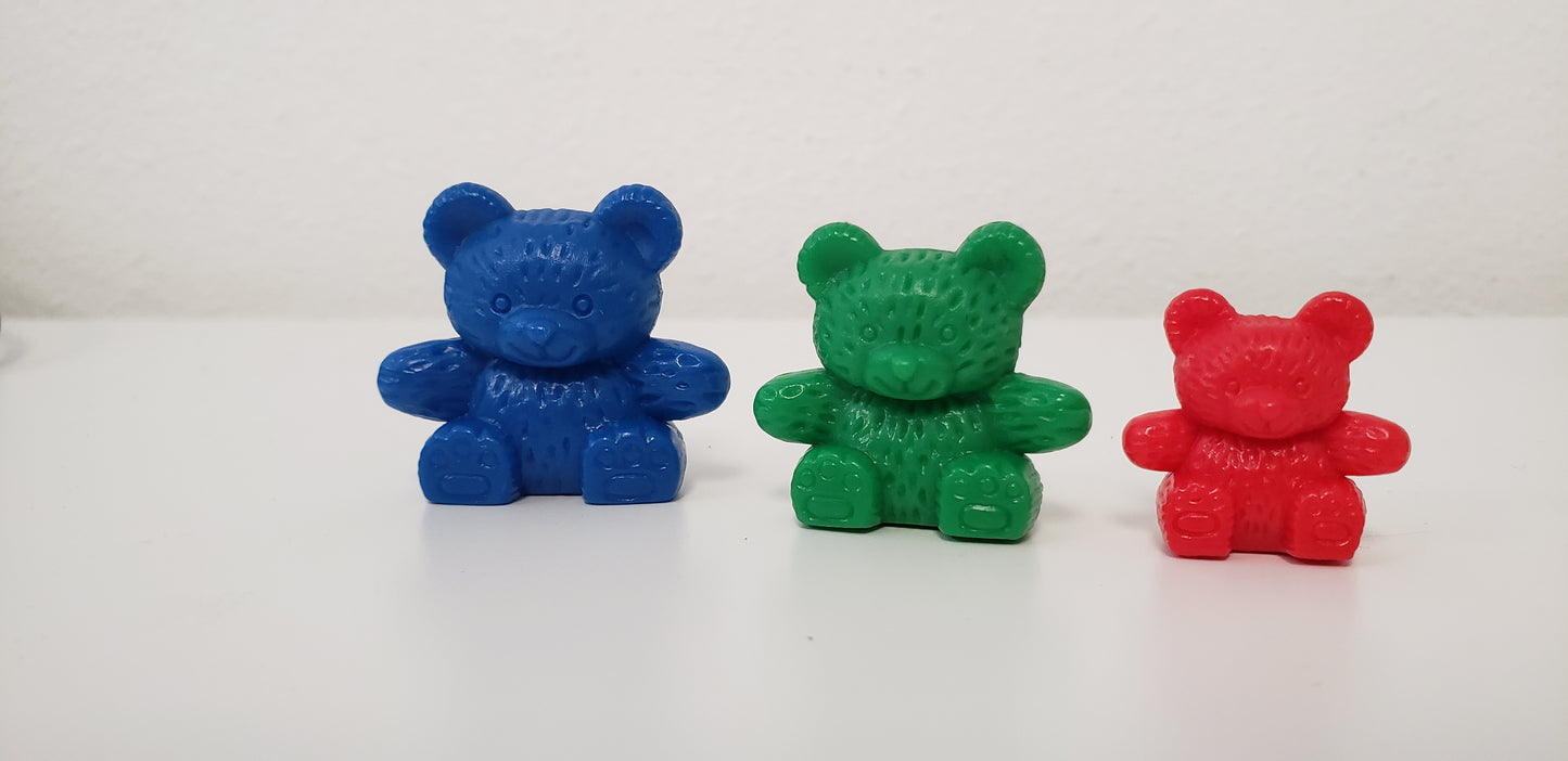 Counting bears (approx. 50)