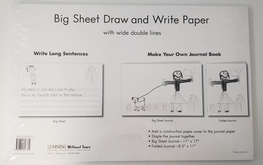 Big Sheet Draw and Write Paper