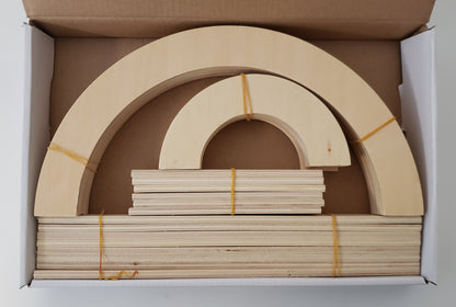 Wood Pieces Set for Capital Letters