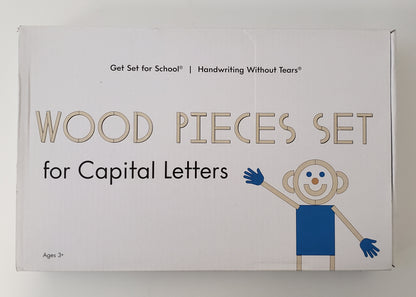 Wood Pieces Set for Capital Letters