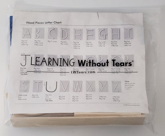 Learning without Tears Wooden Pieces Letter Chart