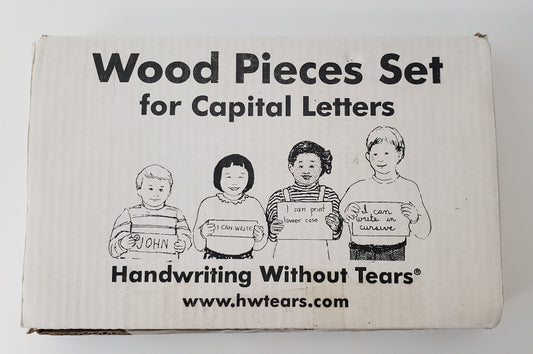 Wood Pieces Set for Capital Letters