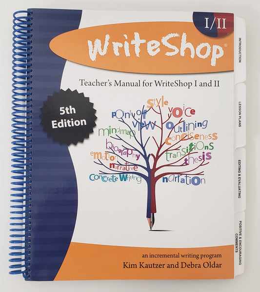 WriteShop Teacher's Manual for WriteShop I & II