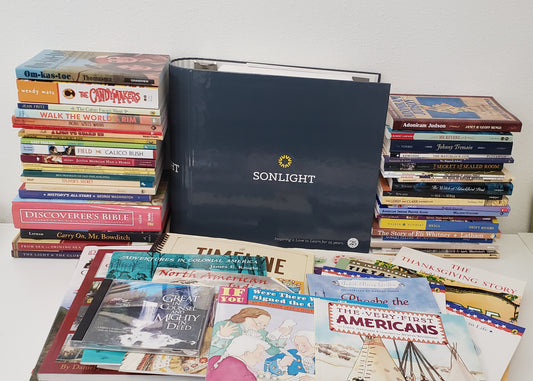Sonlight Core D Intro to American History, Year 1 of 2 5 Day COMPLETE PACKAGE