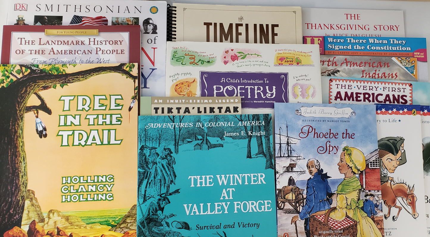 Sonlight Core D Intro to American History, Year 1 of 2 5 Day COMPLETE PACKAGE