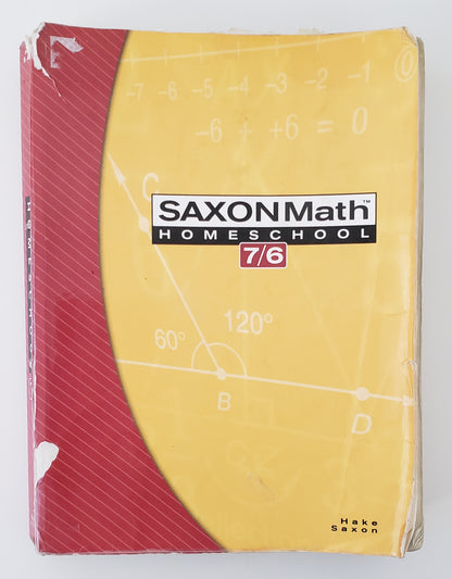 Saxon Math Homeschool 7/6