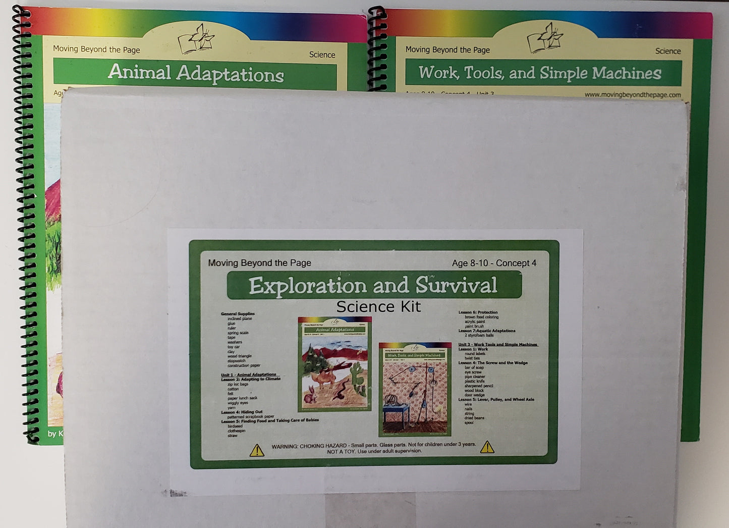 Moving Beyond the Page Exploration & Survival Science Kit with books