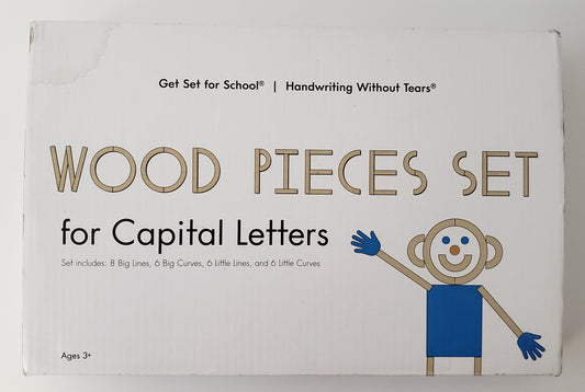 Wood Pieces Set for Capital Letters