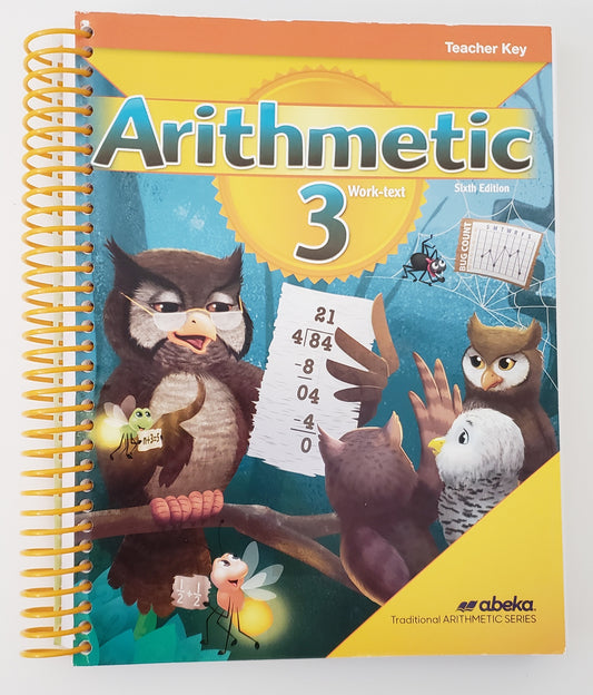 Arithmetic 3 Work-Text Teacher Key