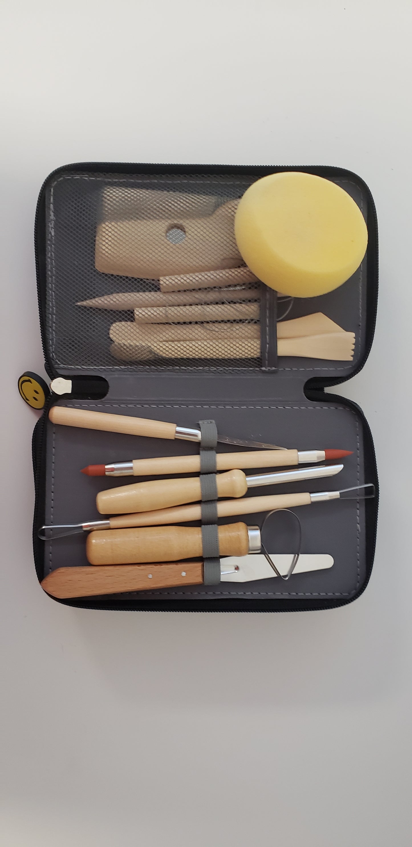 Blisstime 30pcs Pottery and Clay Sculpting Tools Kit With Tool Bag and Apron for Air Dry Clay & Kiln
