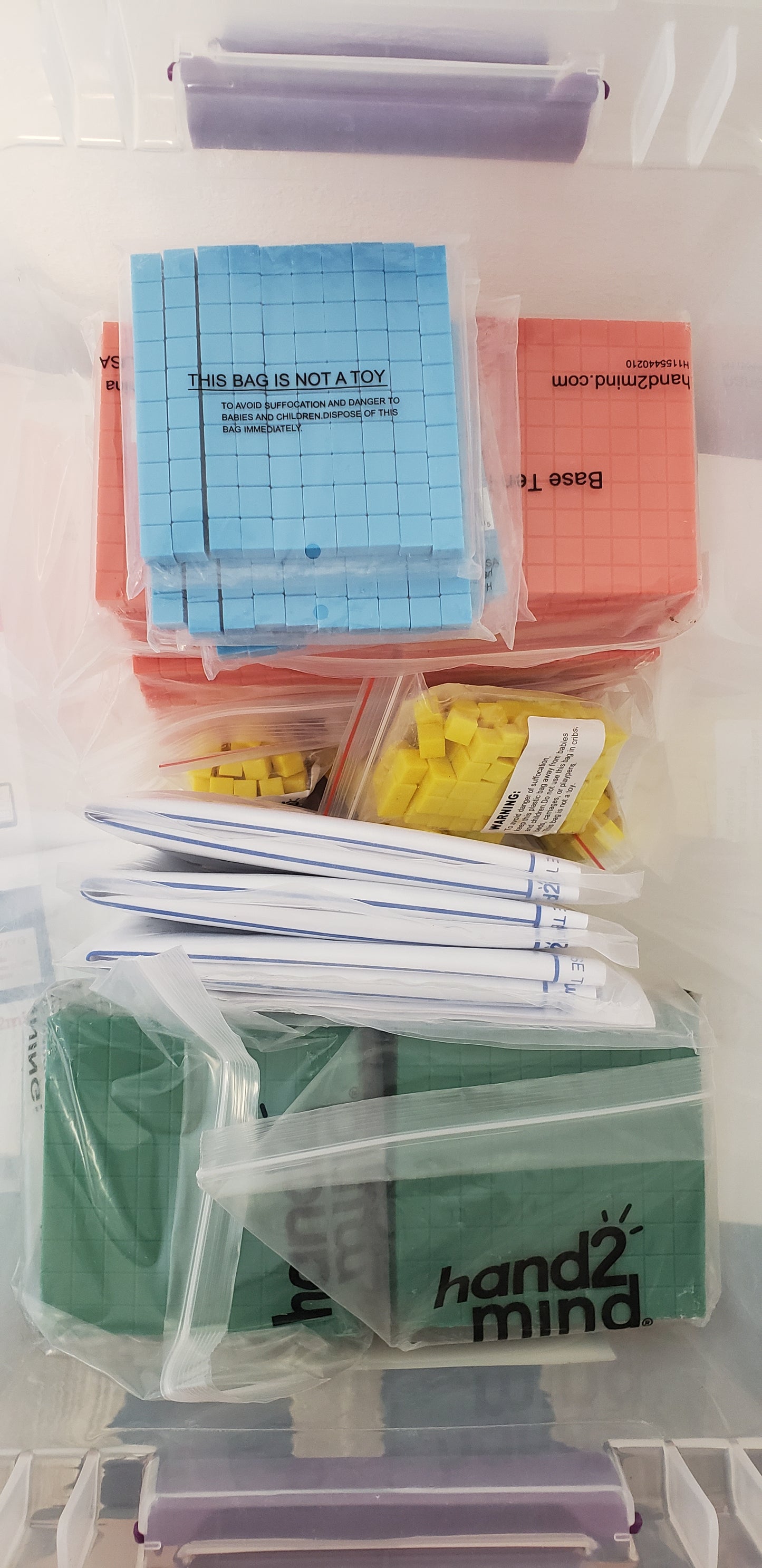 Differentiated Base Ten Blocks, Class Set