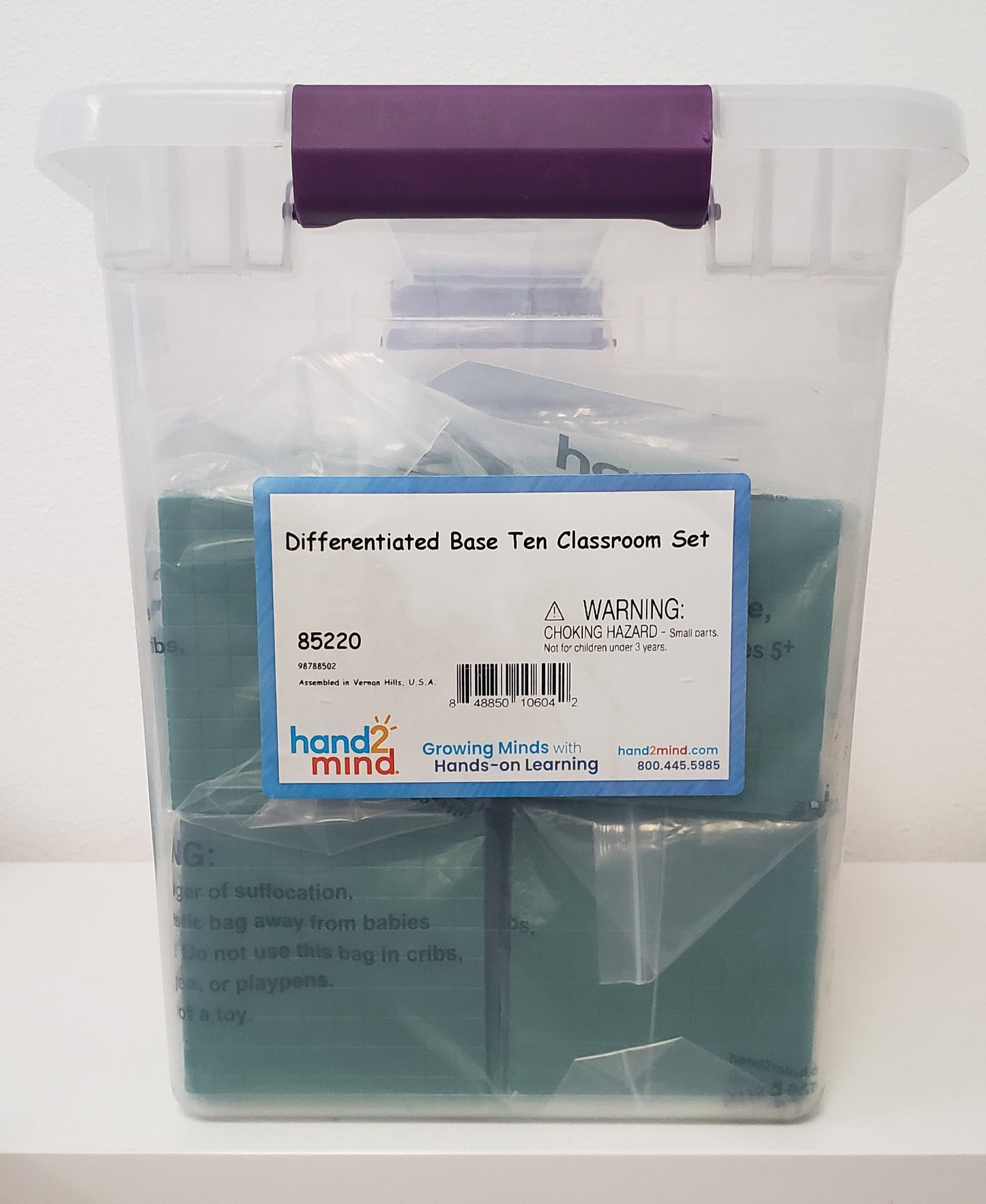 Differentiated Base Ten Blocks, Class Set