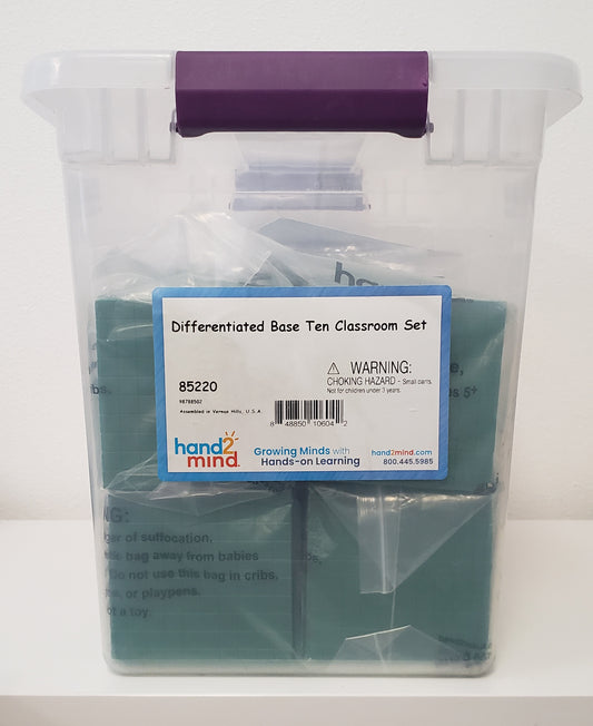 Differentiated Base Ten Blocks, Class Set