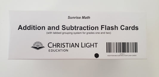 Addition & Subtraction Flashcards