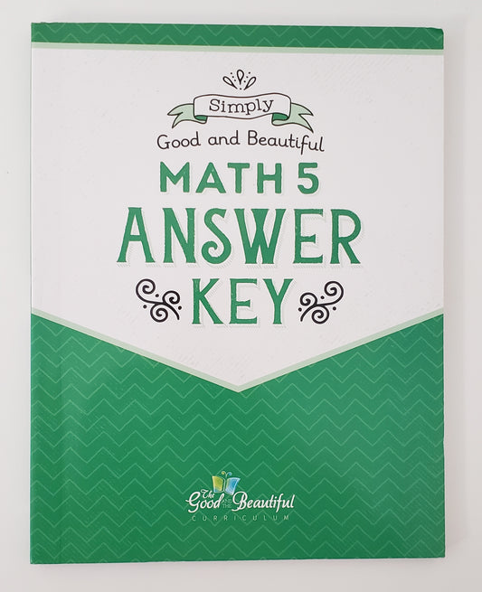 Math 5 Answer Key