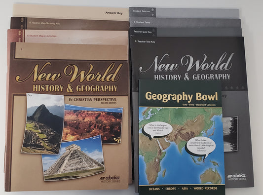 New World History & Geography Grade 6 Parent & Student Set