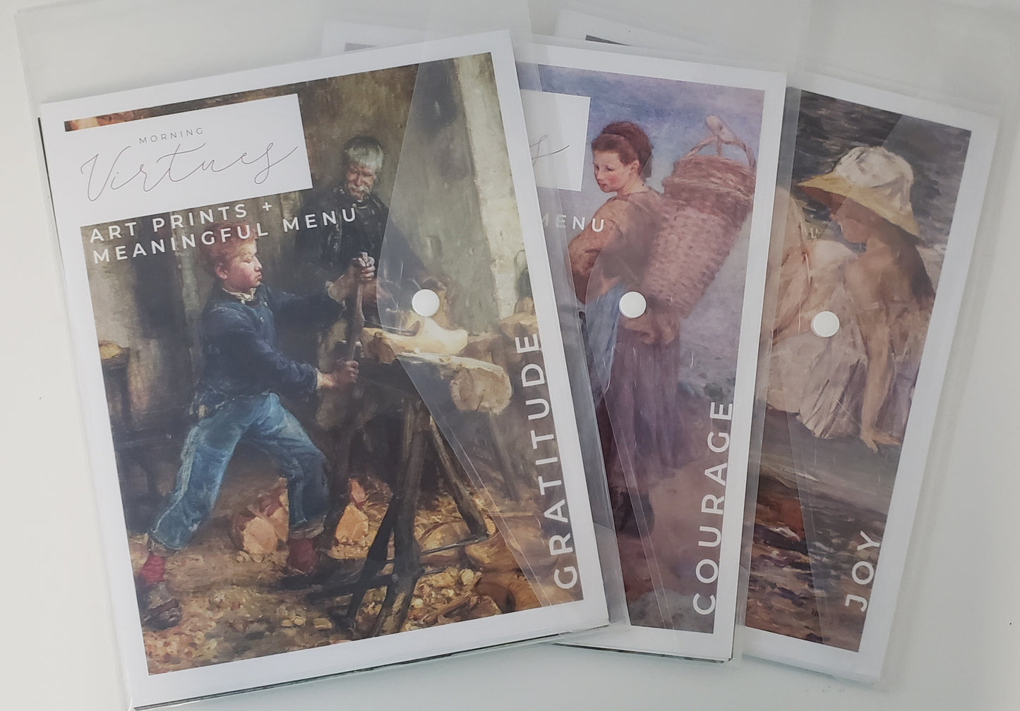 Morning Virtues Bundle: Courage, Joy, & Gratitude