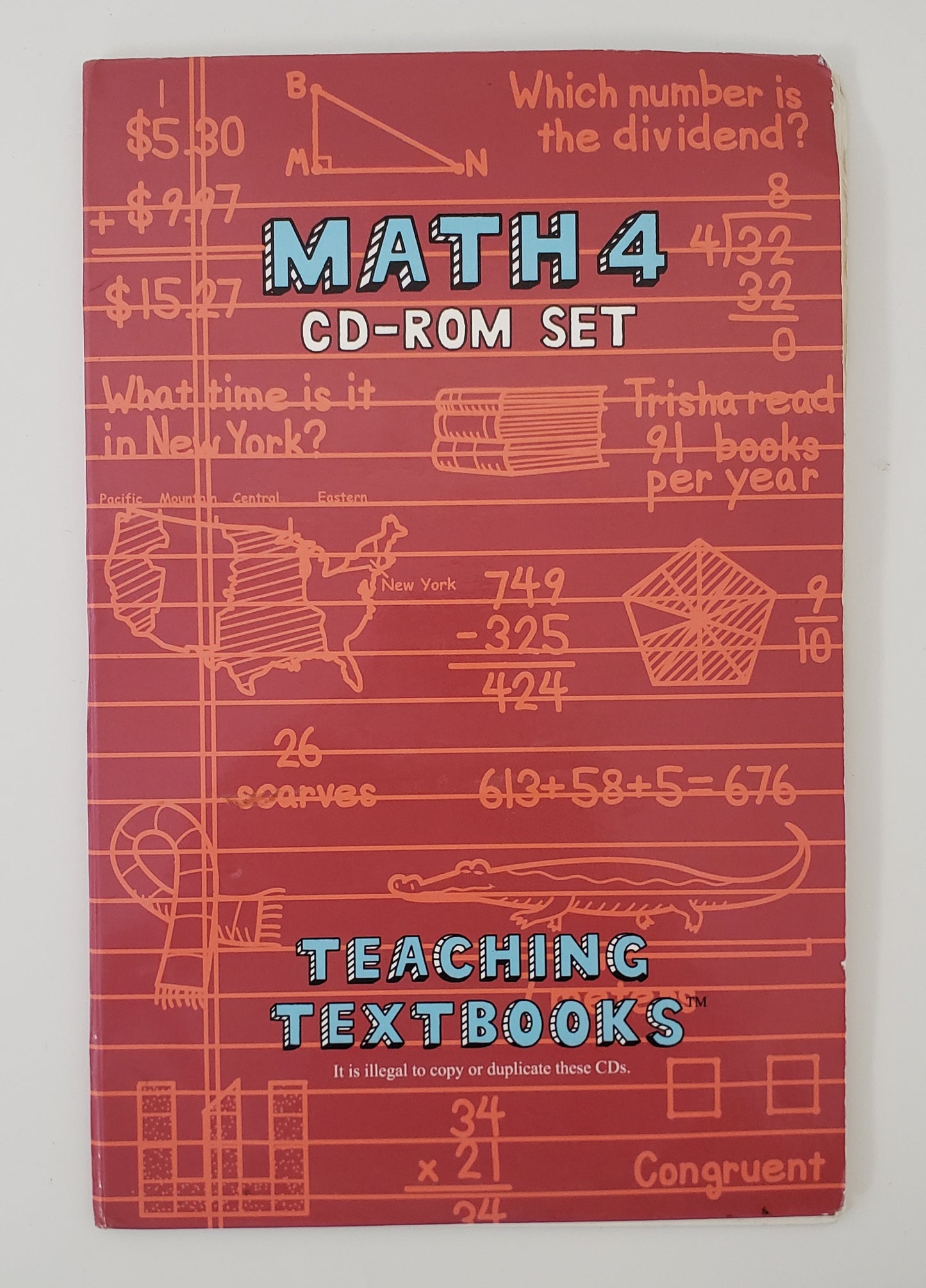 Teaching Textbooks Math 4 CD-ROM Set