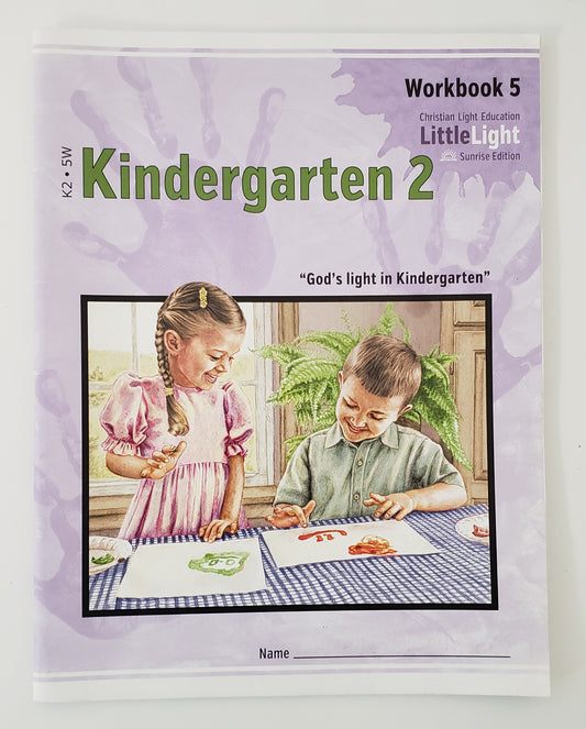 Kindergarten 2 Workbook 5