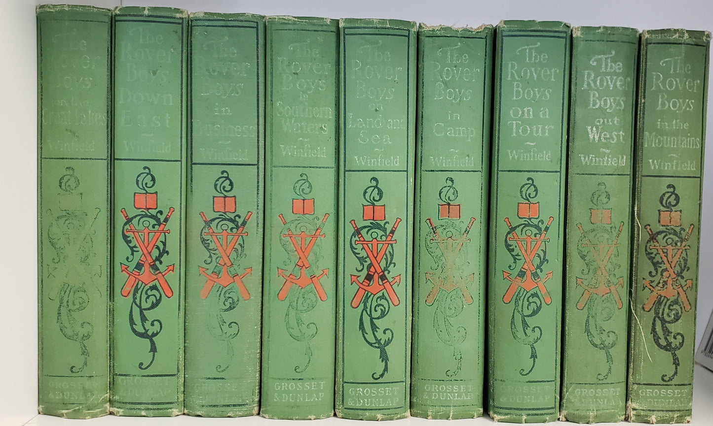 Rover Boys Vintage 9 Book Set