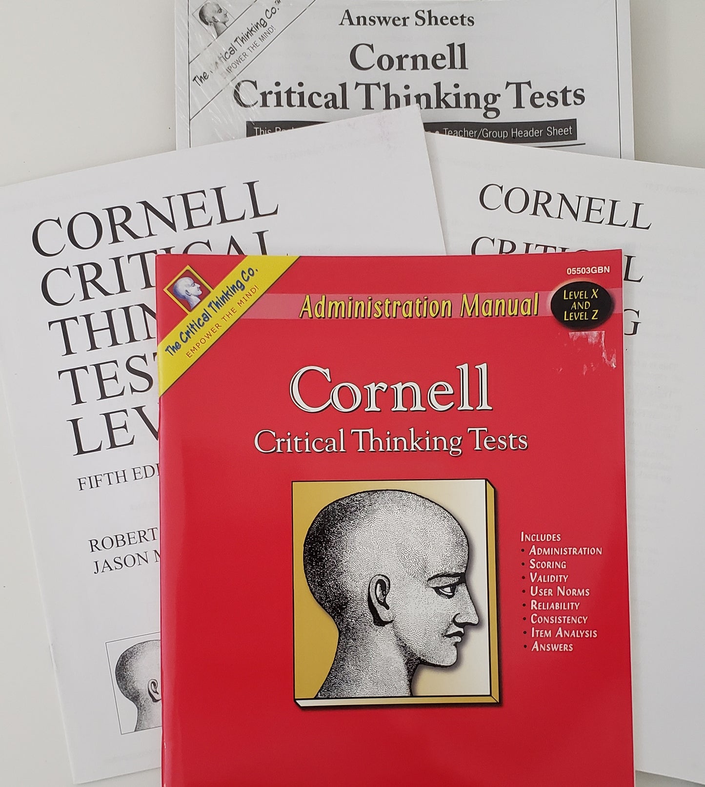 Cornell Critical Thinking Tests Level X & Z with Administration Manual & Answer Sheets