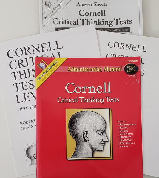 Cornell Critical Thinking Tests Level X & Z with Administration Manual & Answer Sheets