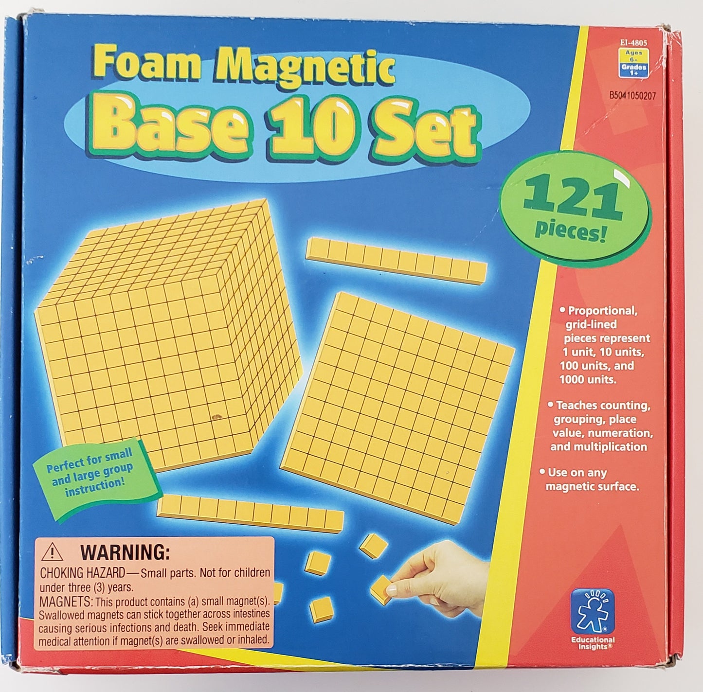 Foam Magnet Base 10 Set